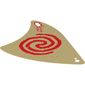 Sail, Triangular, with Red Spiral