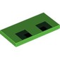 Tile 2 x 4 with Two Pixel Squares Print
