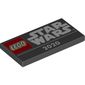 Tile 2 x 4 with 'LEGO STAR WARS 2020' print