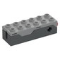 Launcher, Brick Special 2 x 6 Spring Shooter with Light Bluish Gray Top