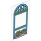 Glass for Window 1 x 4 x 6 with Medium Blue Window , Lavender Plant Basket print
