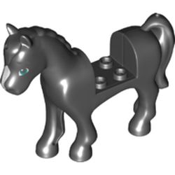 Animal, Horse with Azure Eyes, White Spot on Nose