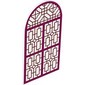 Glass for Frame 1 x 6 x 7 with Bow with Dark Red/Gold Pattern print