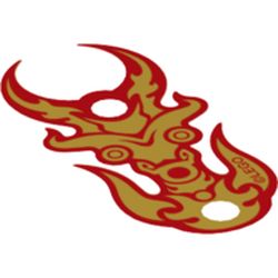 Flag, Gold Weapon Print