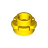 Yellow Plant, Flower, Plate Round 1 x 1 with 5 Petals