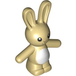 LEGO part BUNNY, NO. 7 in Brick Yellow/ Tan