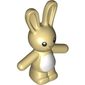Animal, Rabbit / Bunny with Face and White Fur Print
