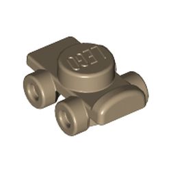 LEGO part MINI ROLLER SKATE in Sand Yellow/ Dark Tan