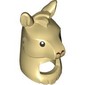 Costume / Mask, Llama Head with Eyes and Nose Print