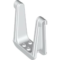 LEGO part DESIGN ELEMENT 6X2X5 1/3 in White