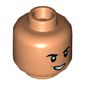 Minifig Head Dr Wu, Grin / Scared Open Mouth Print