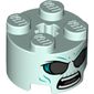 Brick Round 2 x 2 with Axle Hole with Ghost Face Print
