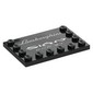 Plate Special 4 x 6 with Studs on 3 Edges with 'Lamborghini Sian' print