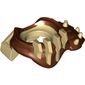 Minifig Neckwear Shoulder Guard with Tan Spikes print