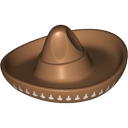 Hat Sombrero with White Guitars print