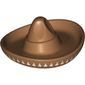 Hat Sombrero with White Guitars print