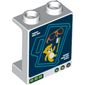 Panel 1 x 2 x 2 [Side Supports / Hollow Studs] with X-Ray of Luggage print