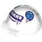 Windscreen 6 x 6 x 3 Canopy Half Sphere with Dual 2 Fingers with Spray Painted Face Print