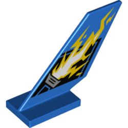Tail Shuttle with Lightning Bolt print