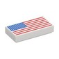 Tile 1 x 2 with US Flag print