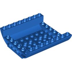 LEGO part 54091 BOW BOTTOM 8X8X2 Ø4.85 in Bright Blue/ Blue
