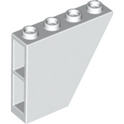 LEGO part 67440 Slope Inverted 60° 1 x 4 x 3 in White