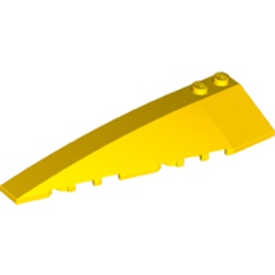 LEGO part LEFT SHELL 3X10 in Bright Yellow/ Yellow