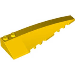 LEGO part RIGHT SHELL 3X10 in Bright Yellow/ Yellow