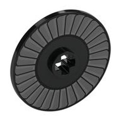 Technic Disc 3 x 3 with Light Bluish Grey Lines print (Fan Blades)