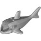 Animal Body Part, Shark Body with Gills and White Belly Print