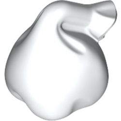 LEGO part MINI SACK W. 3.2 SHAFT in White