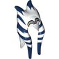 Headdress Togruta Montrals Long, Dark Blue and Silver Ahsoka Print