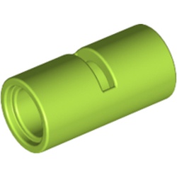 LEGO part  Technic Pin Connector Round [Slotted] in Bright Yellowish Green/ Lime