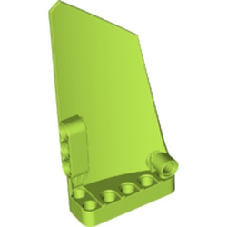 LEGO part LEFT PANEL 5X11 in Bright Yellowish Green/ Lime