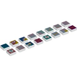Tile 1 x 1, Random DOTS Series 2 Print