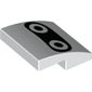 Slope Curved 2 x 2 x 2/3 with Blooper Eyes Print