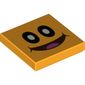 Tile 2 x 2 with Smiling Pokey Face Print