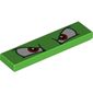 Tile 1 x 4 with Red Eyes (Bowser) Print