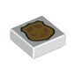 Tile 1 x 1 with Police Badge print