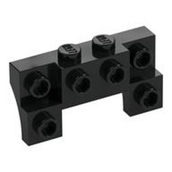 Brick Special 2 x 4 - 1 x 4 with 2 Recessed Studs and Thin Side Arches