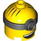 Minifig Head Special, Minion, Medium, 1-Eyed Goggles, Open Mouth Smile print