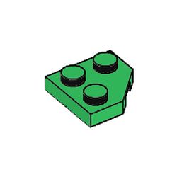 Wedge Plate 2 x 2 Cut Corner