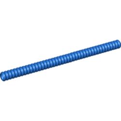 LEGO part 10022431 CORRUGATED PIPE 112MM in Bright Blue/ Blue