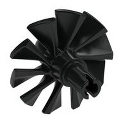 Jet Engine Fan with 10 Blades and Technic Pin