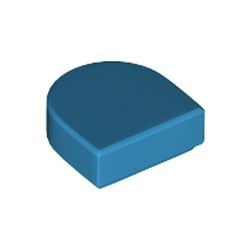 Tile Round 1 x 1 Half Circle