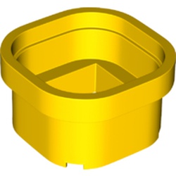 LEGO part 66787 Pipe 6 x 6 (Warp Pipe) in Bright Yellow/ Yellow