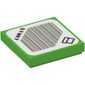 Tile 2 x 2 with 'Start', Pipe, and Barcode Print (Sticker)