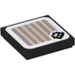 Tile 2 x 2 with Fuzzy and Barcode Print (Sticker)