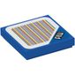 Tile 2 x 2 with 'POW' and Barcode Print (Sticker)