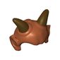 Head Top, Ears and Dark Brown Horns (Kardue'sai'Malloc)